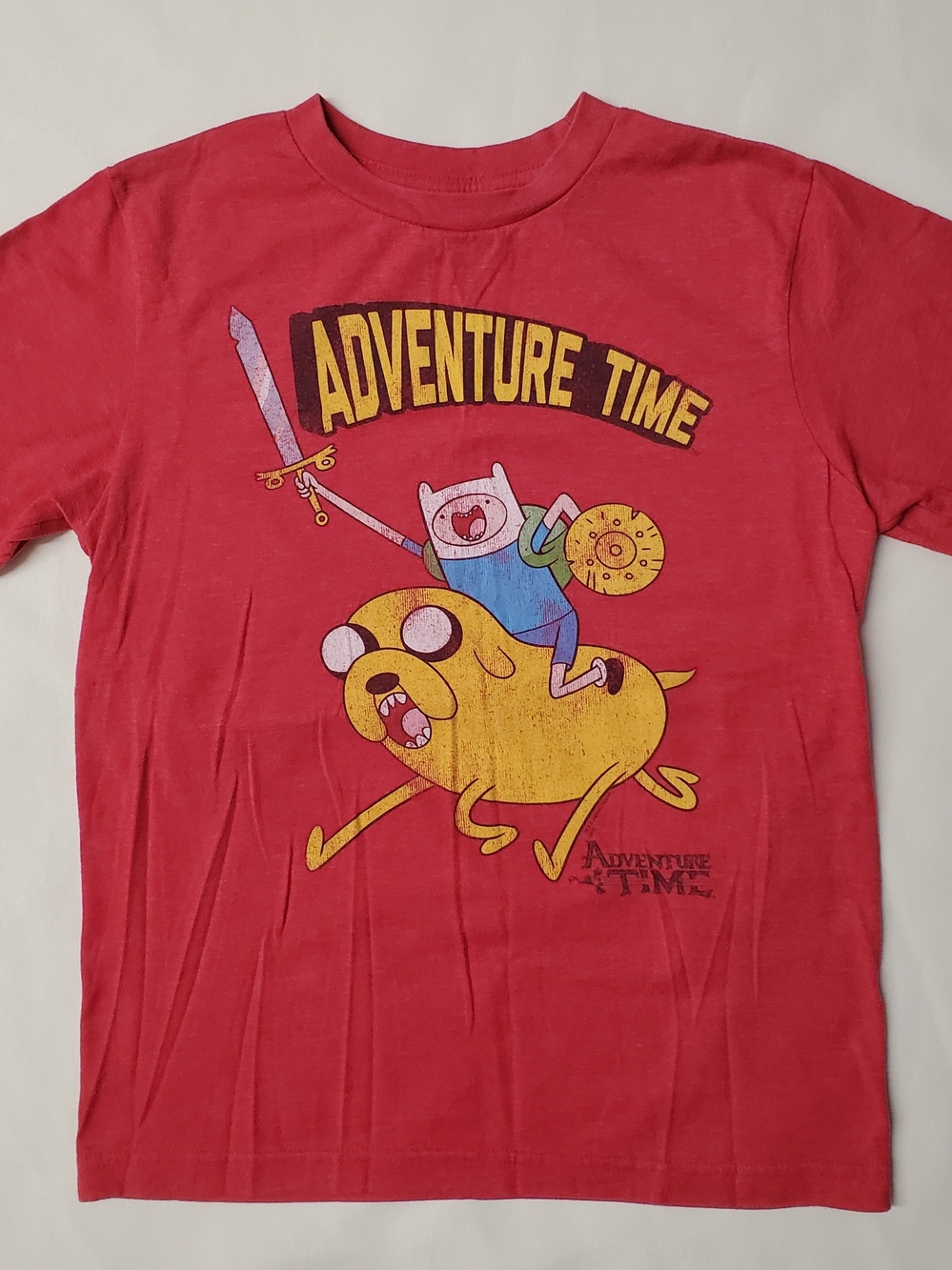 Boy's L Old Navy Adventure Time Red Graphic Tee